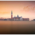 Art Prints of Venice pink sunrise