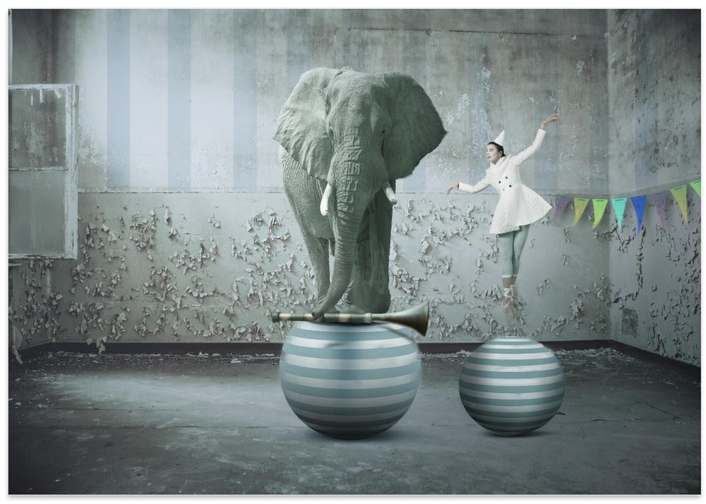 Art Prints of we can meet us  eye-to-eye