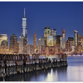 Art Prints of Manhattan Skyline at night