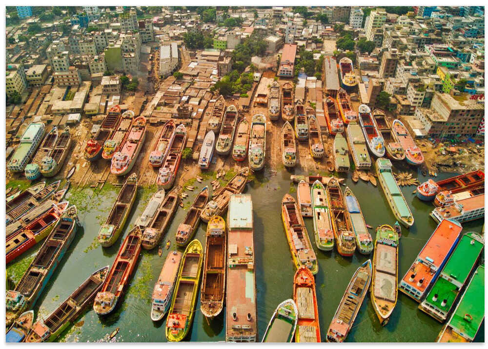 Where the city ends and the ships begin