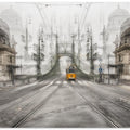 Art Prints of Yellow Tram - Budapest