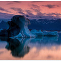 The Jökulsárlón is a large glacial lake in southeast Iceland