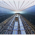 Art Prints of skyscraper elevators