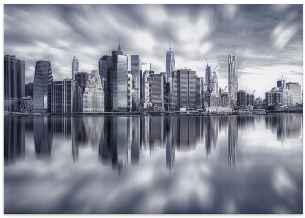 Art Prints of Manhattan Reflection