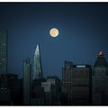 Art Prints of Super-moon over Manhattan