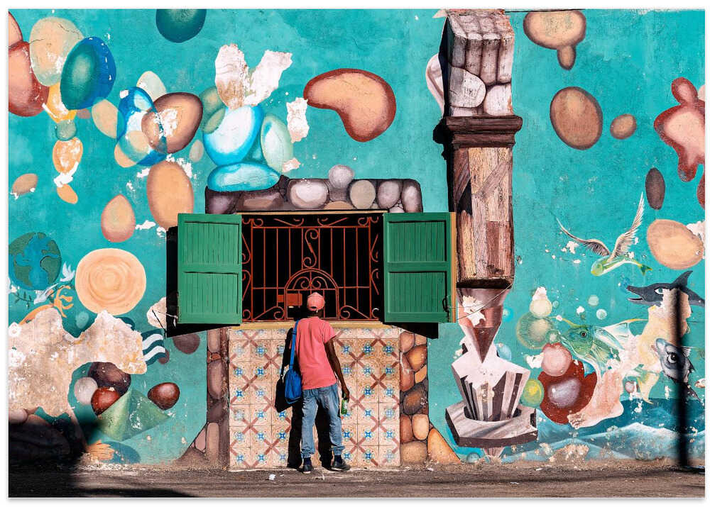 Getting something to drink