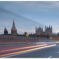 Art Prints of Big Ben with bright trails