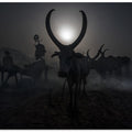 Art Prints of At a Mundari cattle camp - South Sudan
