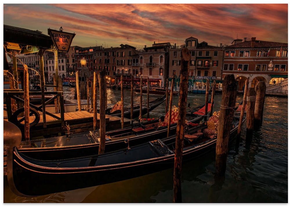 Art Prints of A Cozy Night in Venice