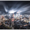 Art Prints of Strong Wind in Shanghai