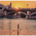 Art Prints of Atardecer en el Guadalquivir