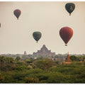 Art Prints of Balloons Over Bagan