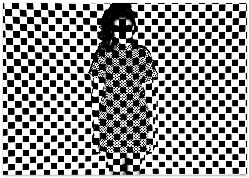 Art Prints of Chess Board - one more Black Square