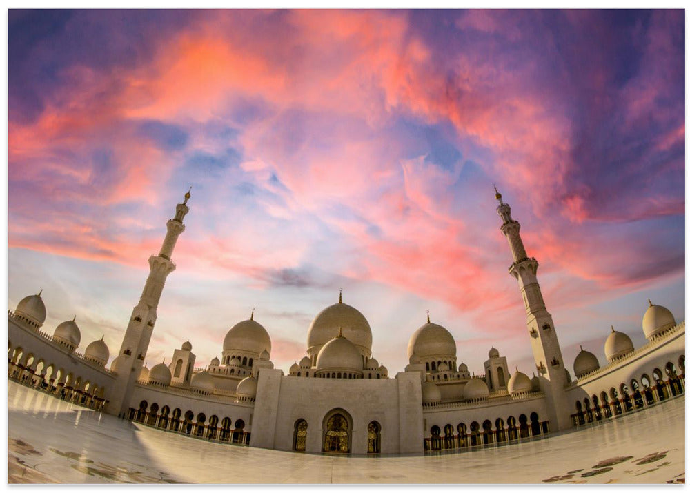 Sheikh Zayed Grand Mosque - Sunset