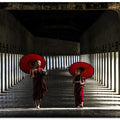 Two Monks Walking Home