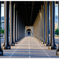 Art Prints of Bir Hakeim bridge perspective Paris
