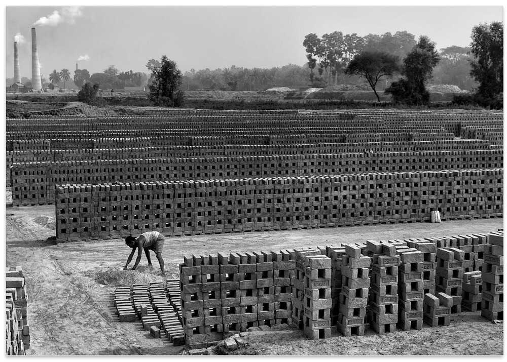 Working alone in Brick field