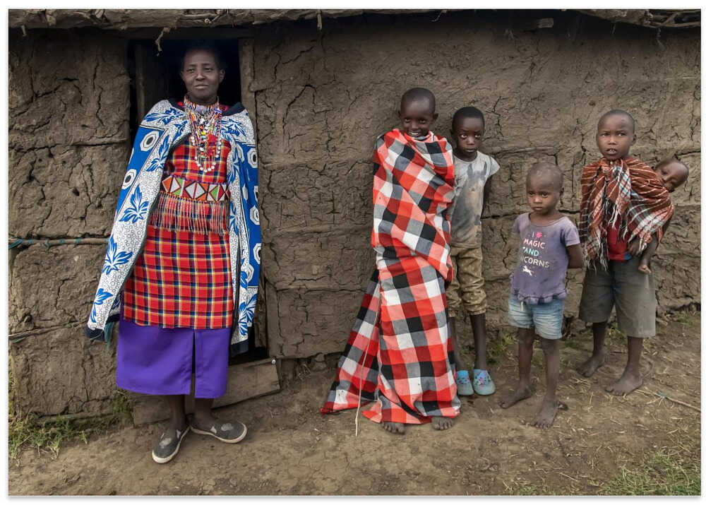 Maasai home