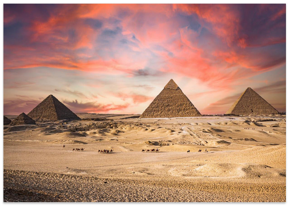 The 9 Pyramids of Giza
