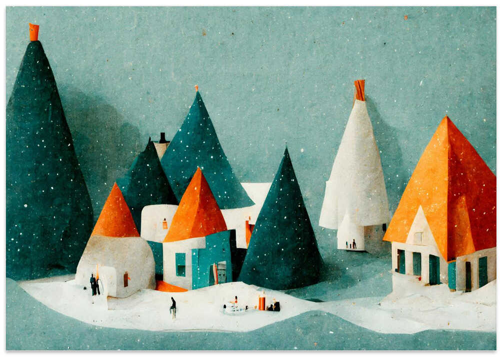 Cute Paper Village