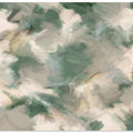 Art Prints of Green Beige Wild Painted Square