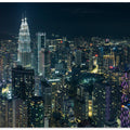 Art Prints of Night in Kuala Lumpur