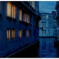 Art Prints of Venice channels by night