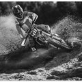 Motocross Black And White