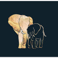 Black Gold Elephants 1