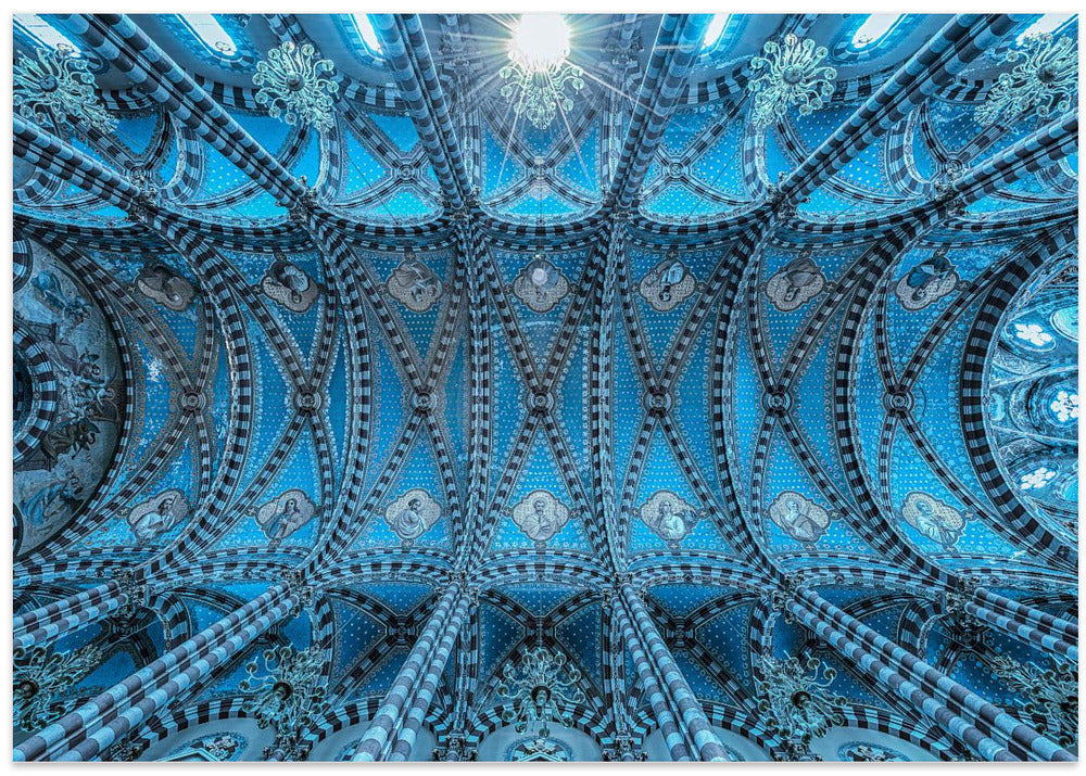 Sunlight through the Celling of a Church in Buenos Aires