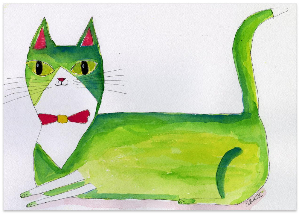 The green cat