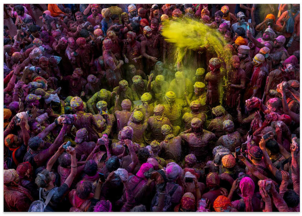 Colorful holi