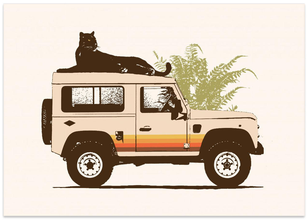 Black Panther On Car