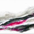 Fuschia and Silver Wave