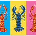 Lobster Langoustines Pop Art