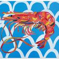 Prawn On Blue Wavey
