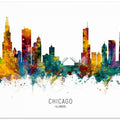 Art Prints of Chicago Illinois Skyline
