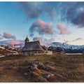 Morning on Velika planina