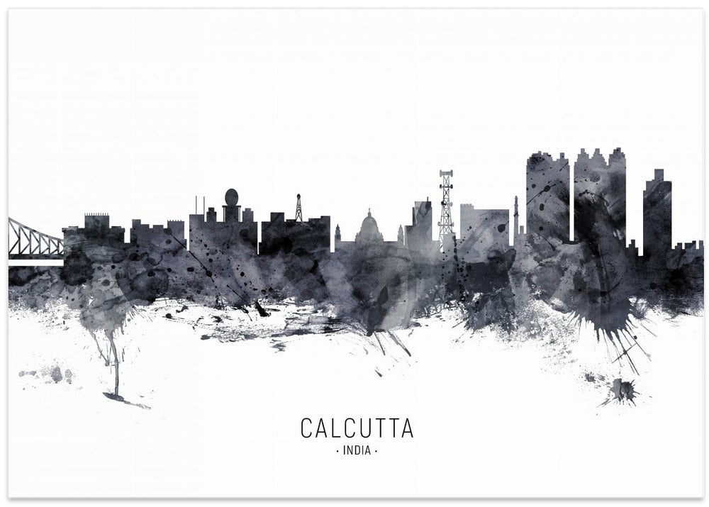 Kolkata (Calcutta) India Skyline