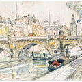 Tugboat at the Pont Neuf, Paris (1923)