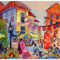 Vibrant Street Scene