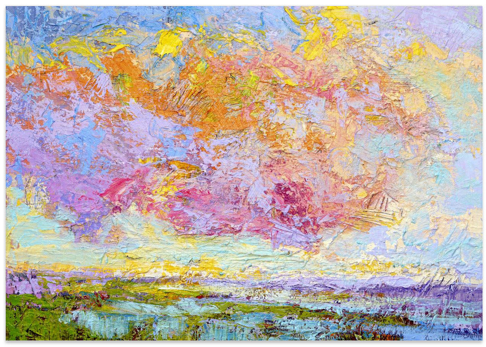 Abstract Colorful Skies