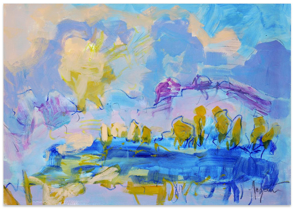 Dreamy Pastel Landscape