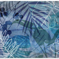 Abstract Botanical Blue