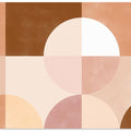 Geometric Shapes With Warm Earthy Tones