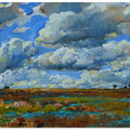 Clouds over the steppe