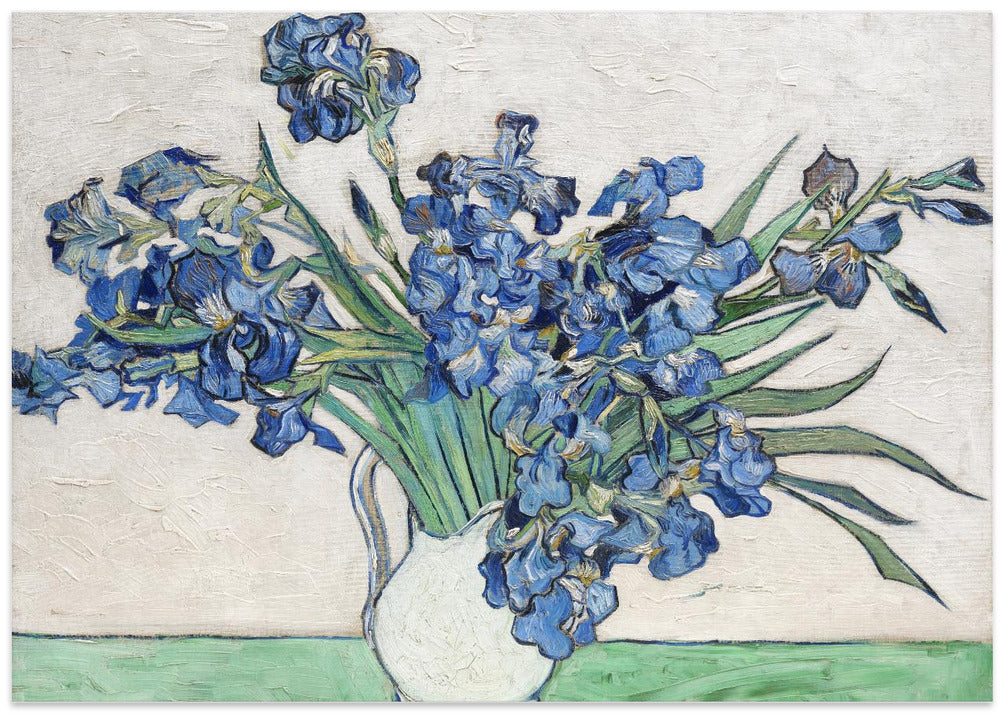 Vincent Van Gogh's Irises (1890).