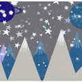 Art Prints of Night Sky Midnight Blue Kids Room Mural