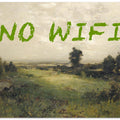 No WiFi / Oil Painting Landscape