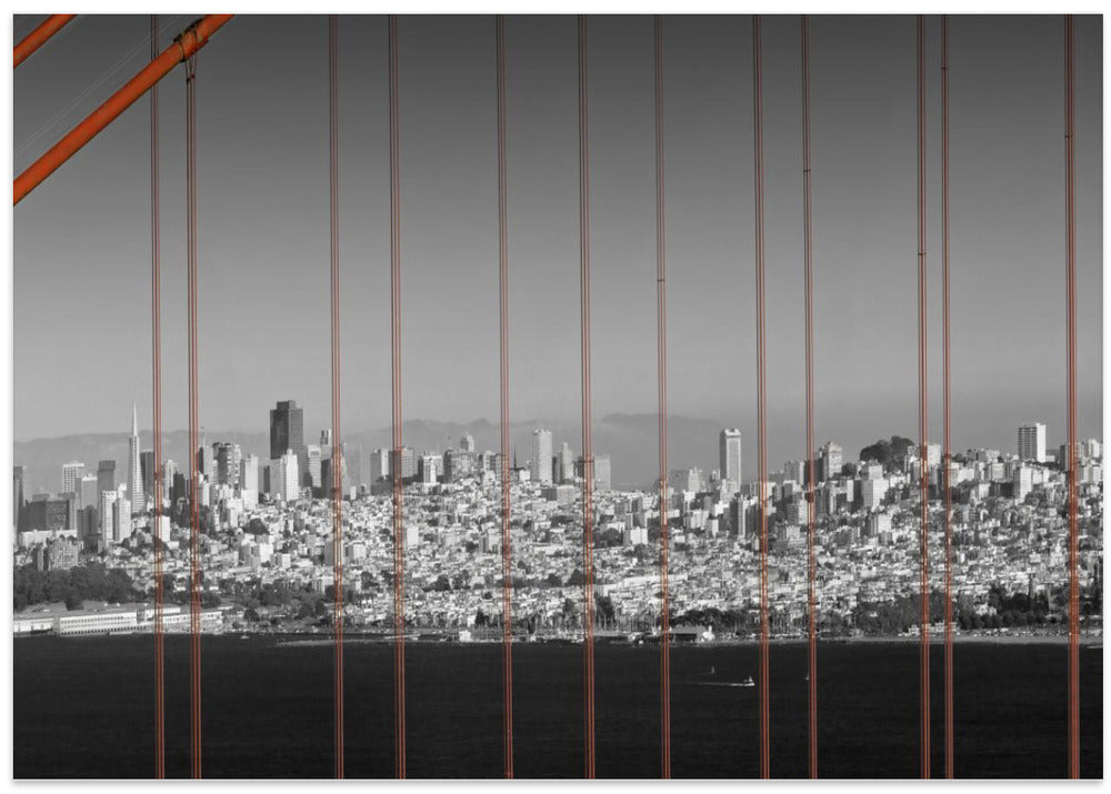 Golden Gate Bridge - Panoramic Downtown View